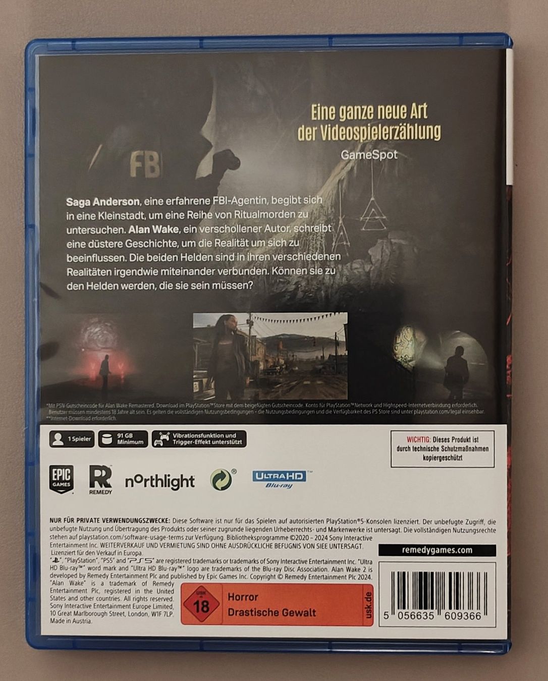 Giochi: Alan Wake 2 Deluxe Edition PS5 NEUWERTIG – Nuovo (secondo la descrizione) da Bern venduto da breesell321 1