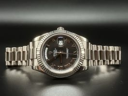 Rolex Day-Date II Weissgold 218239 Full Set
