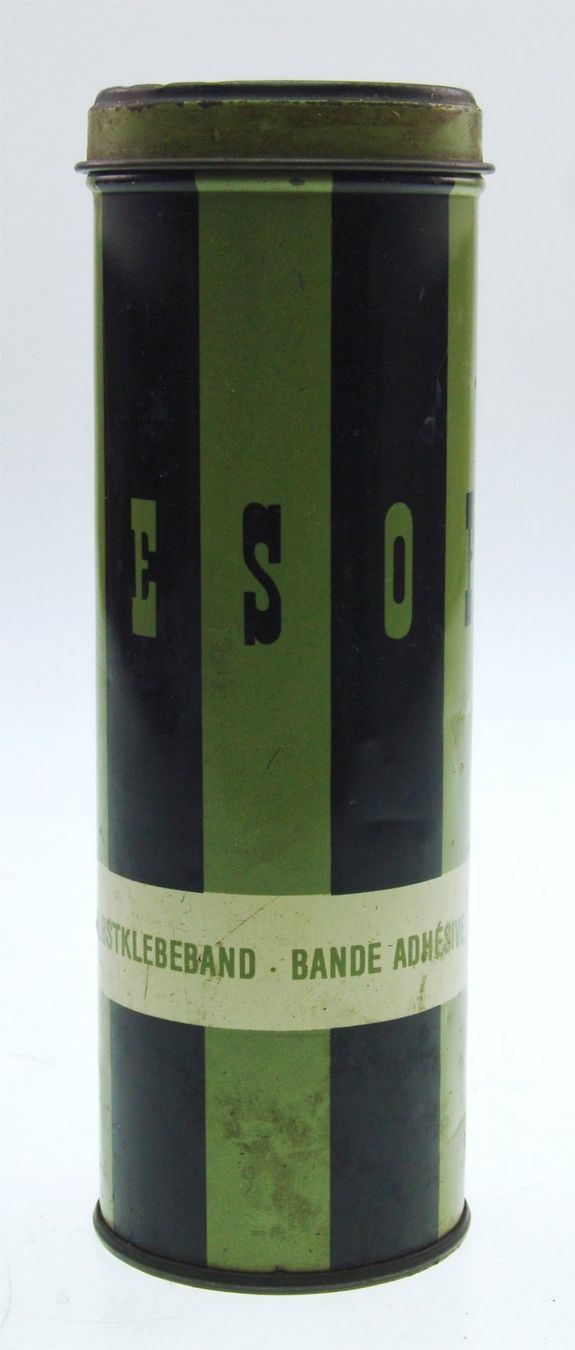 Barattoli: Adesofan  Blechdose mit Deckel Selbstklebeband Dose – Usato da Langenthal venduto da TolleGeschenke2026 2