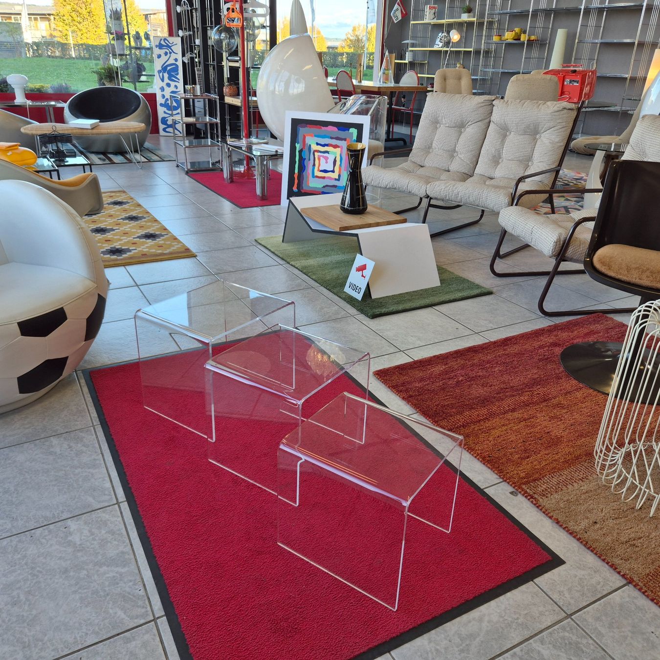 Tische: 3er Set 1980 Plexiglas Acryl Coffee-Table Beistelltisch – Gebraucht aus Nottwil von Wondewa-Shop 8