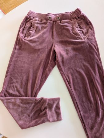 2 Samthosen Lila & Rosa Gr 36 guter Zustand 