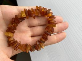 NEU Armband Natur Bernstein gross