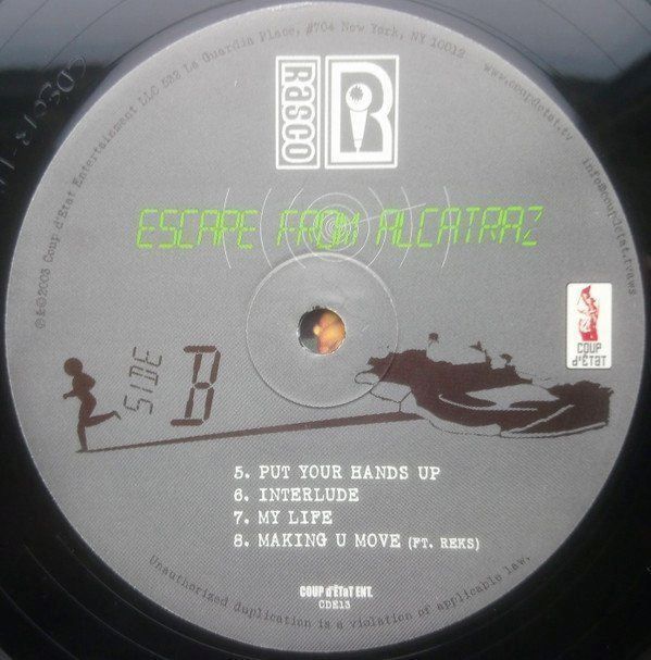 Dischi in vinile: Rasco – Escape From Alcatraz – Nuovo e nell'imballaggio originale da Genève venduto da jim.k 4