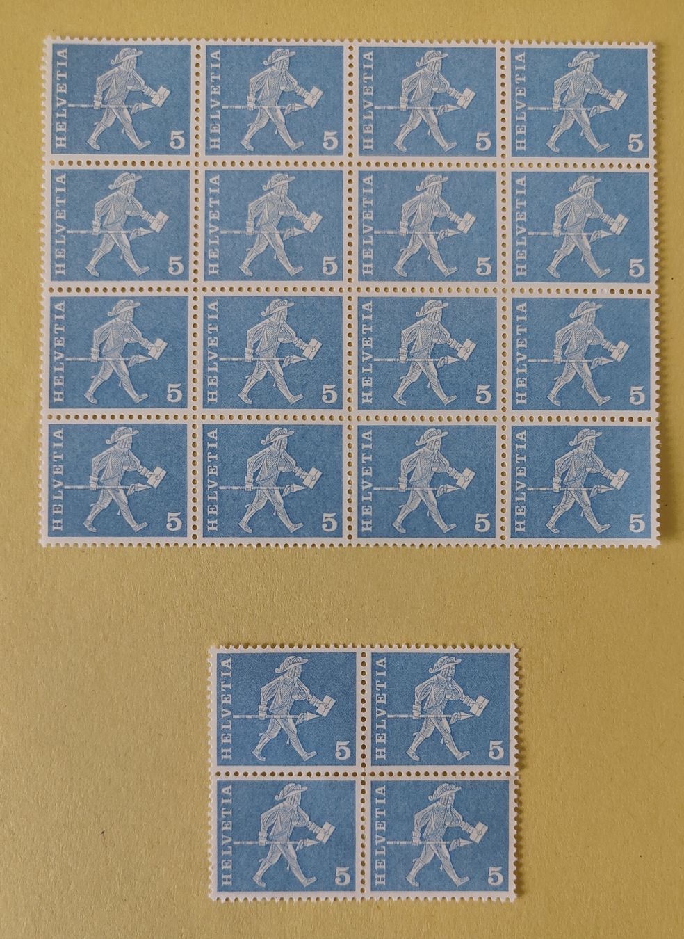 Tous les timbres: Briefmarken 20 mal 5 Rappen – Neuf (Voir description) à chur par Hmars