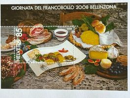🍫🇨🇭 Bellinzona: TAG DER BRIEFMARKE 2008 FDC - Ausgabetag
