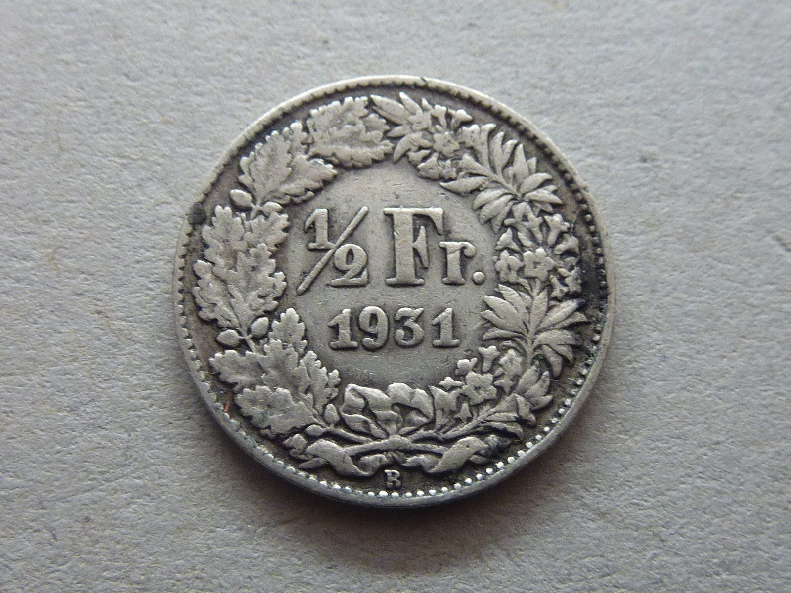 Toutes les monnaies: 1/2 Fr. 1931 – D'occasion à Seon par aee_7gpz