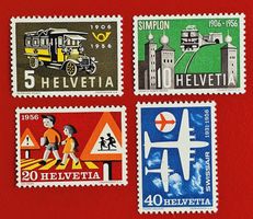 WERBEMARKEN SATZ 324 - 327 1956** POSTFRISCH