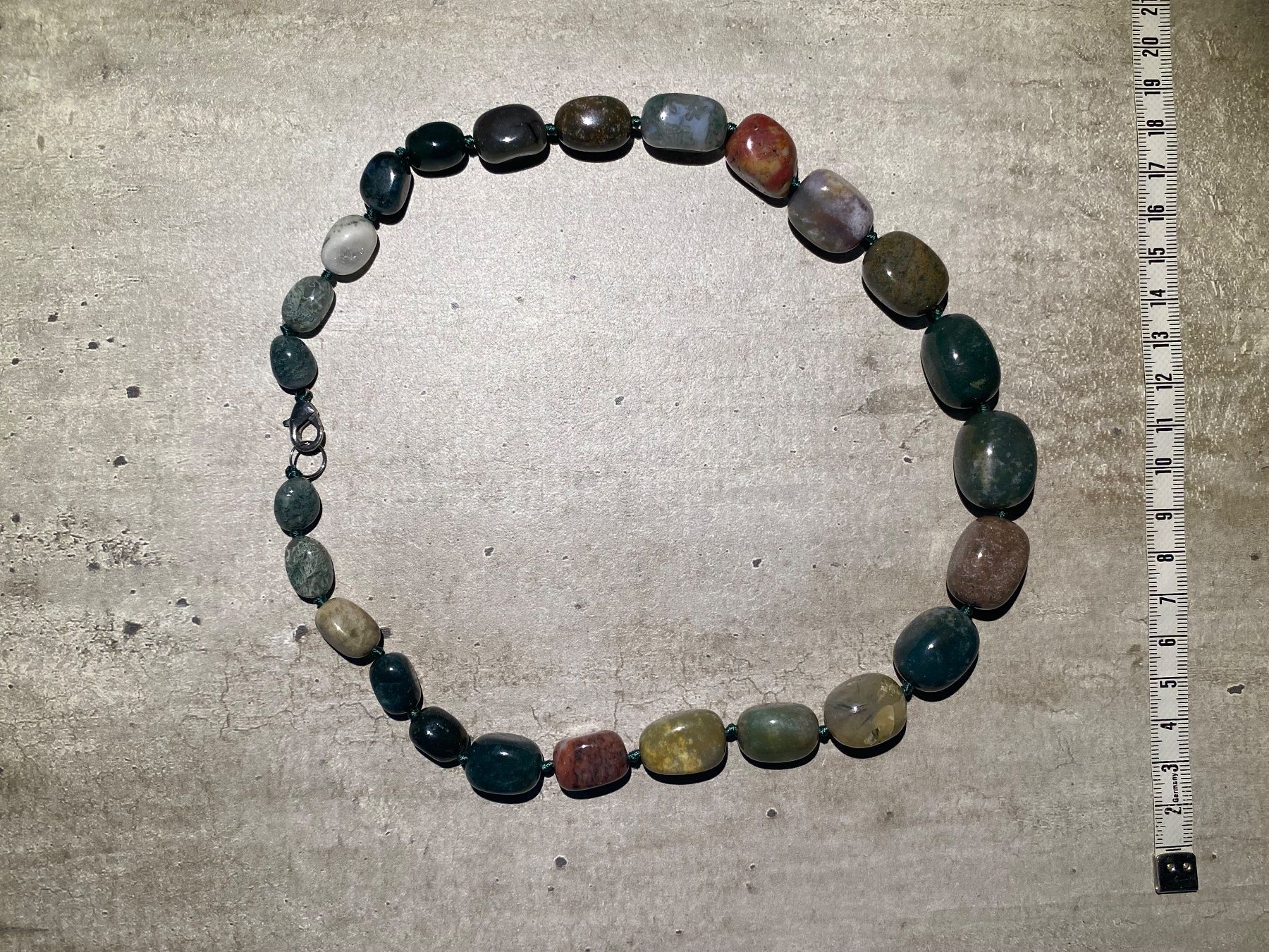 Ketten: Edelstein Halskette - multicolor Jade – Neu und originalverpackt aus Laax GR von krippenfiguren-laax 9