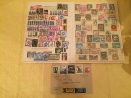 4 A4 Seiten Briefmarken ÖSTERREICH