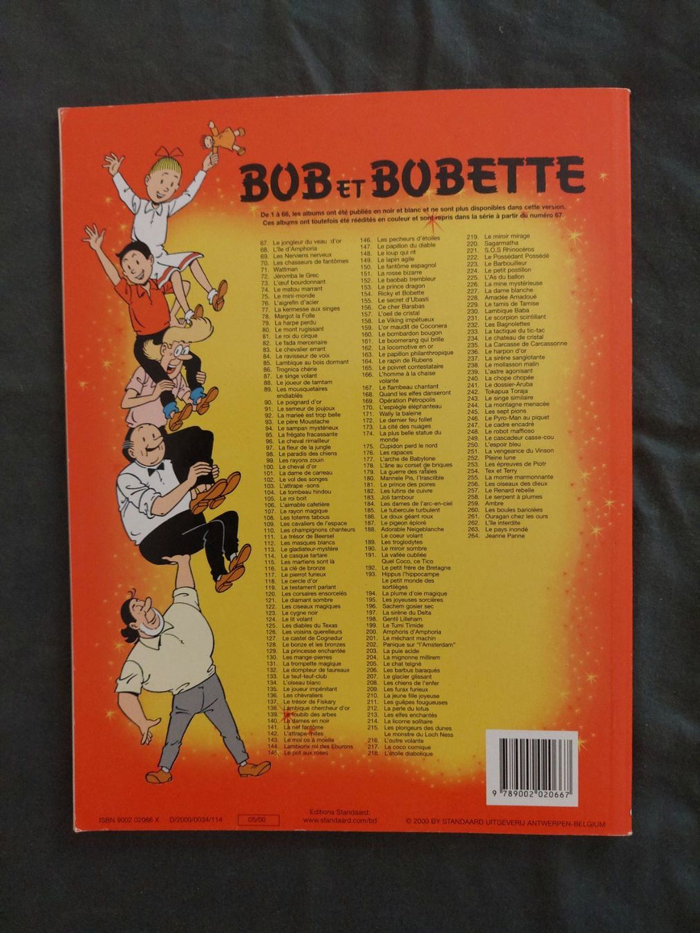 Fumetti: Bob et Bobette T.264 Jeanne Panne EO 2000 TBE – Usato da Genève venduto da Blu_BD 1