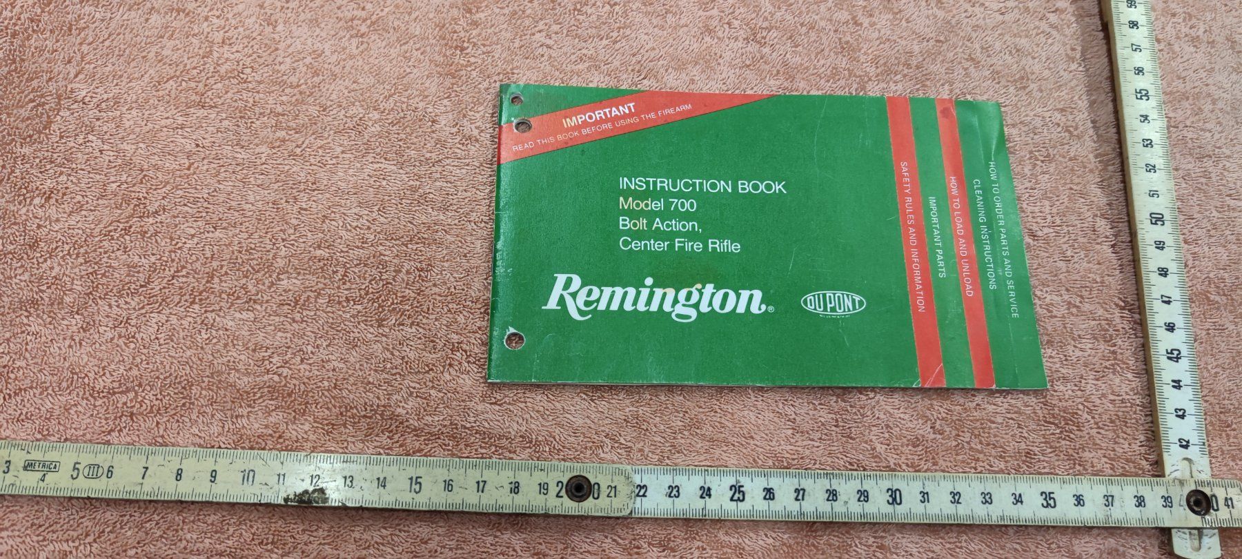 Documenti: ANLEITUNG REMINGTON 700 – Usato da Cama venduto da anto_a