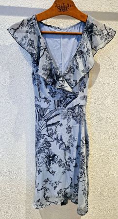 Wunderschönes Orsay Chiffon Kleid hellblau XS 34 Neu!