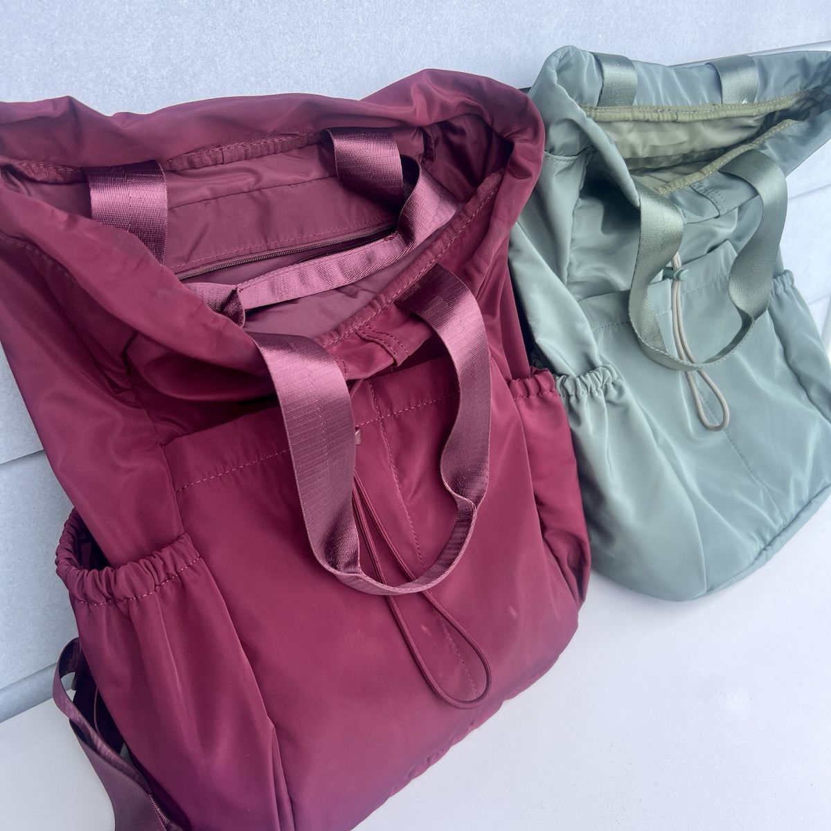 Rucksäcke: 2x Stoff Rucksack Beuteltasche Backpack – Gebraucht aus Seuzach von Little_Paradies 1