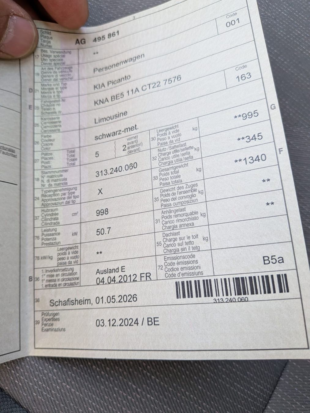 Kia Automobili: Kia Picanto 1.0 – Usato da Koblenz venduto da Ismet1984 7