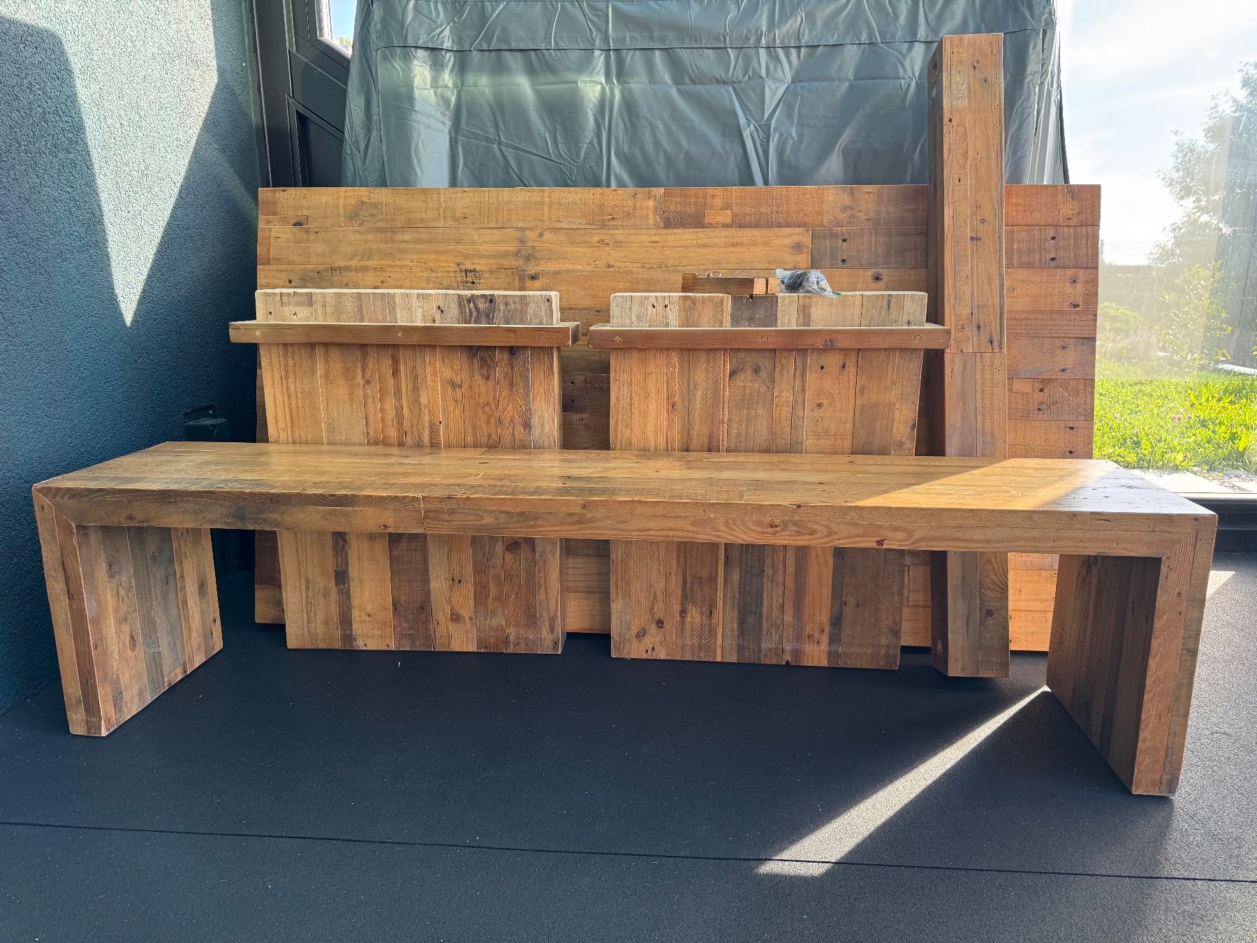 Tavoli: Table à manger et banc en pin recyclé – Usato da Montherod venduto da wor_q2tn 8