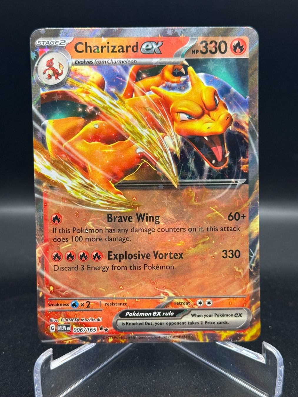 Pokémon Carte collezionabili: Charizard ex (MEW 006) 2 – Usato da Birmensdorf ZH venduto da SnorlaxMail