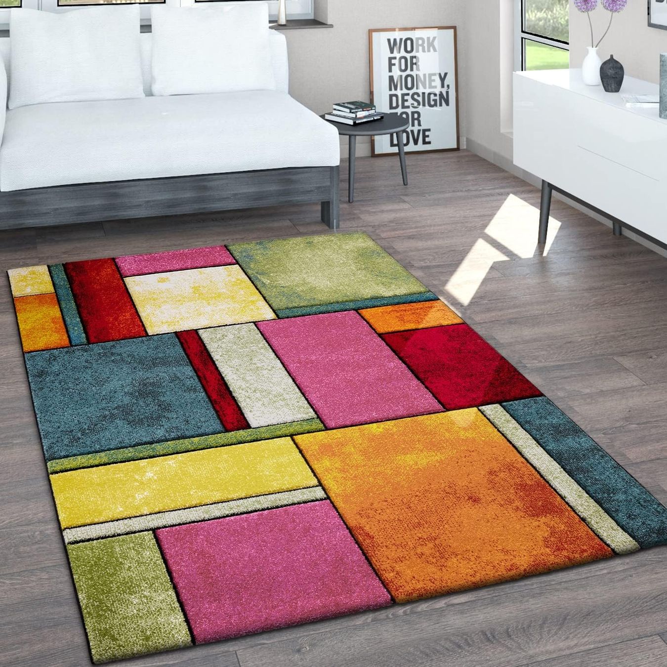 Tappeti: XXL Teppich Wohnzimmer Abstrakt Multicolor NEU – Nuovo e nell'imballaggio originale da Bern venduto da Miraitrading.ch