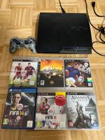 Playstation 3 PS3 Slim Konsole Controller und viele Spiele
