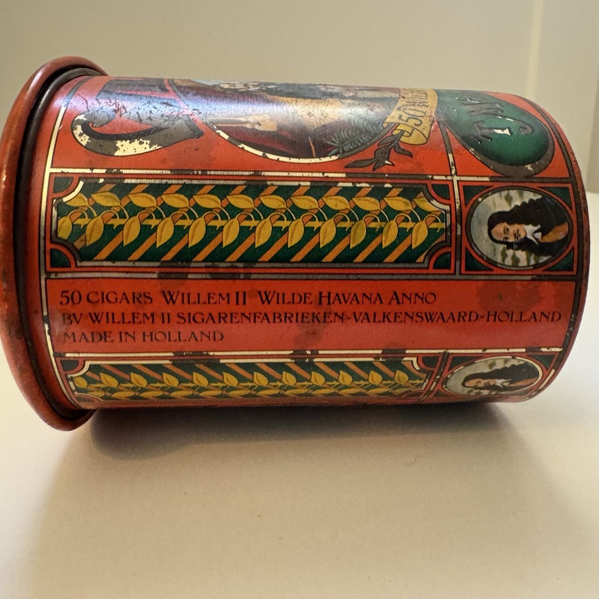 Barattoli: Vintage tin box - Willem cigars Holland – Usato da Zürich venduto da FEC75 5