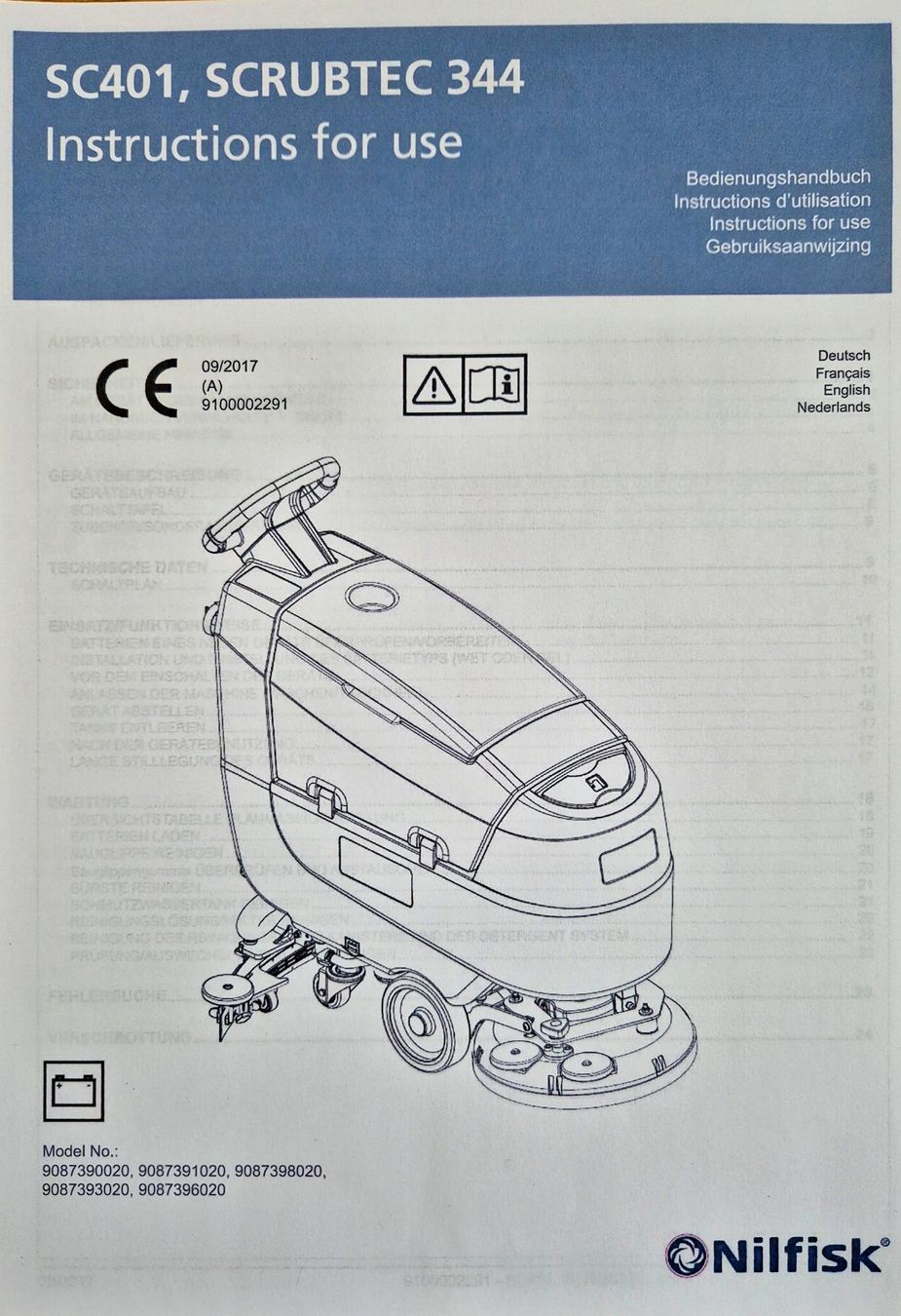 Nilfisk Alle Maschinen: Scheuermaschine Nilfisk Scrubber SC401 – Gebraucht aus St. Erhard von Marcel3546 6