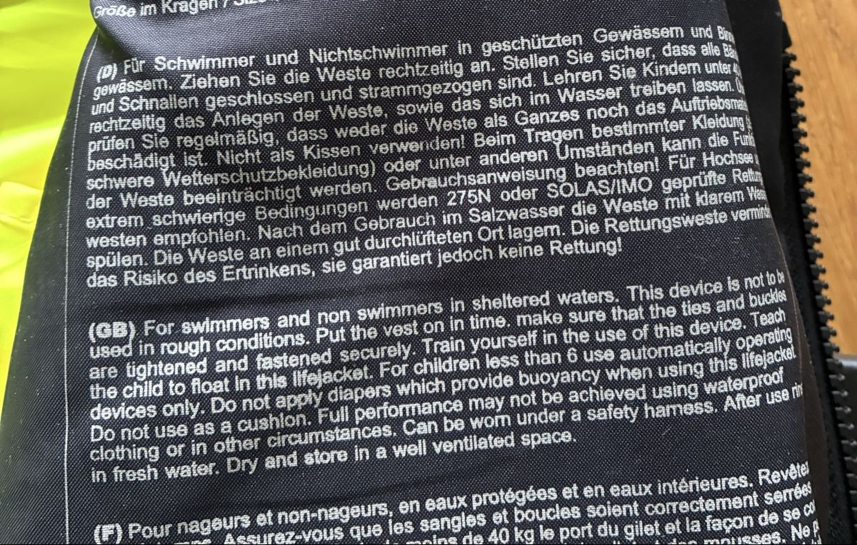 Giubbotti di salvataggio: Schwimmweste 10-20 kg – Usato da Horgen venduto da Tootall 3