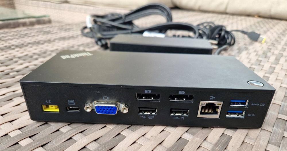 Lenovo 40AS0090EU Station d'accueil USB 3.2 Gen 1 Type-C