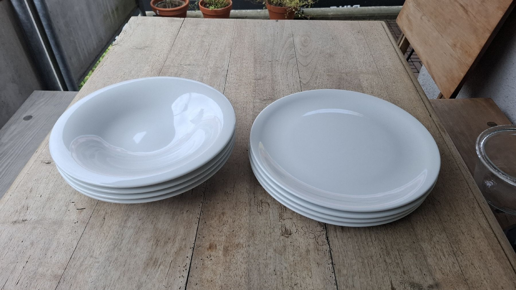 Kahla Set di piatti: 4 grosse Suppen- und Platzteller Kahla – Usato da Zürich venduto da witike