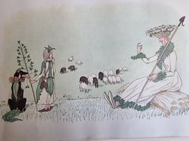 ERNST KREIDOLF GUTERHALTENER DRUCK HINTER PASSEPARTOUT