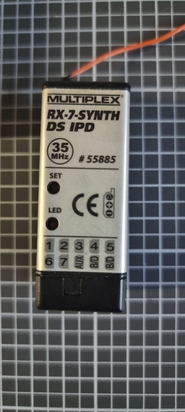 Multiplex Telecomando: 35Mhz Empfänger Synth – Usato da Bellach venduto da Super15 2