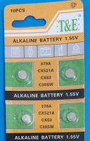 4 Stück Alkaline AG0 / 379A / SR521CW  Knopfbatterien