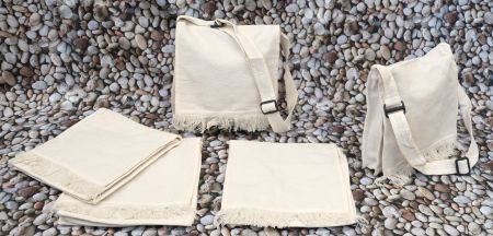 Restposten 5x Umhängetaschen Baumwoll Taschen aus Nepal