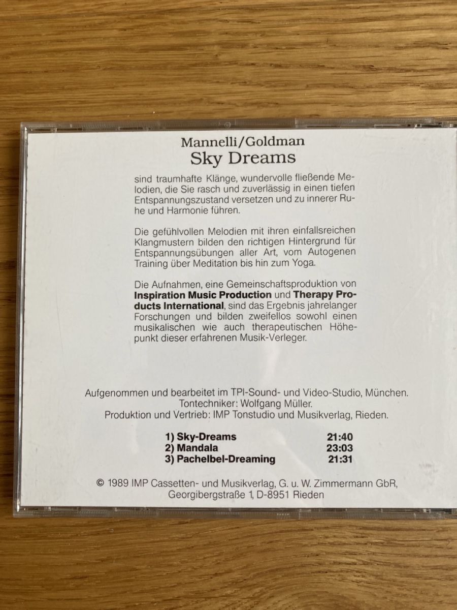 CDs: CD   Mannelli / Goldmann – Gebraucht aus Sarnen von hhu59 1