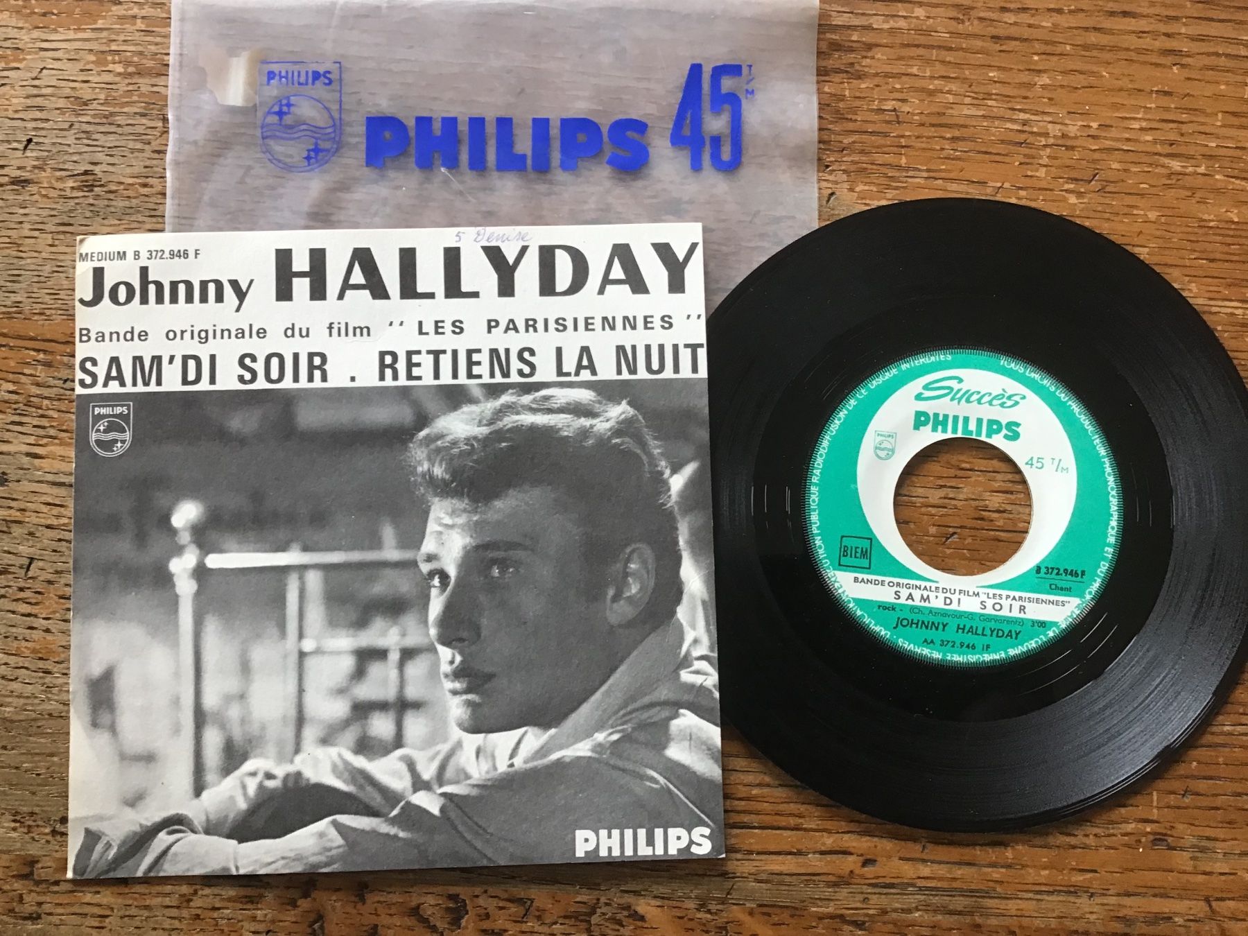 Schallplatten: 45 tours jukebox Johnny Hallyday – Gebraucht aus Fully von Ruby97 1