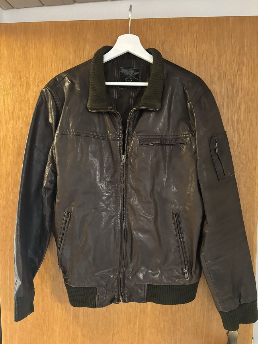Jacken: Herren Lederjacke Echt, M – Gebraucht aus Vordemwald von tiw_x56r
