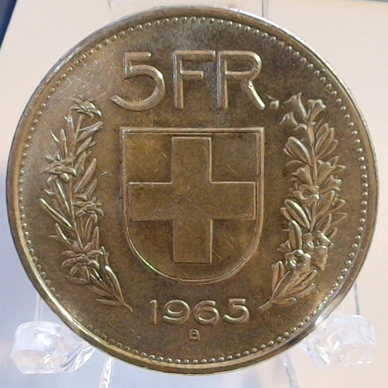 Tutti le monete: 5 Fr. 1965 Silber (Ref.504) – Usato da Amriswil venduto da Digit_all