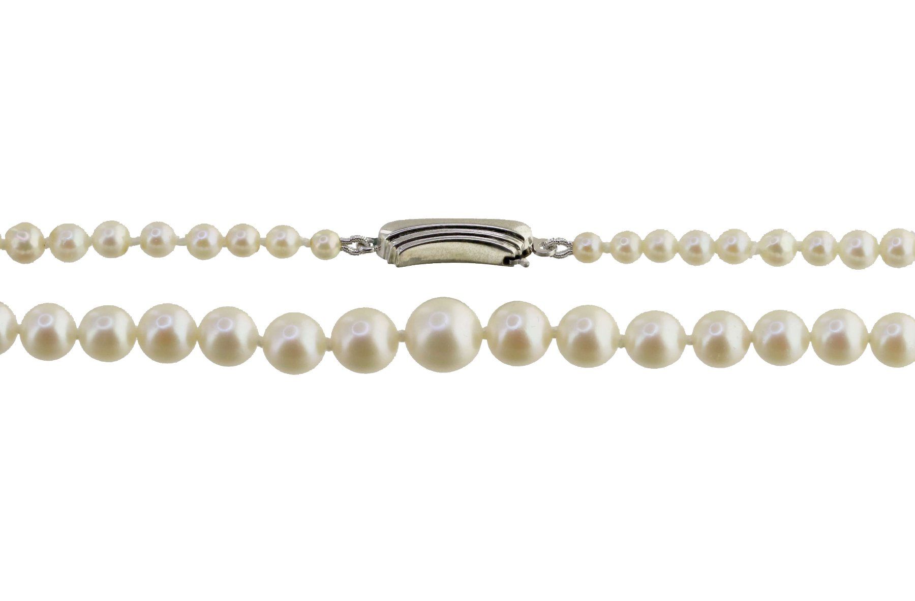 Catenine: Akoya Zuchtperlen Kette – Usato da Zürich venduto da Vintage-Jewellery 2