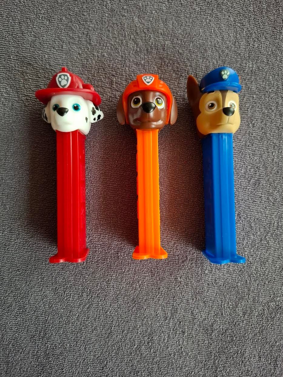 Pez Statuette: 3 x Pez Pat'patrouille – Usato da Bischofszell venduto da icubus69