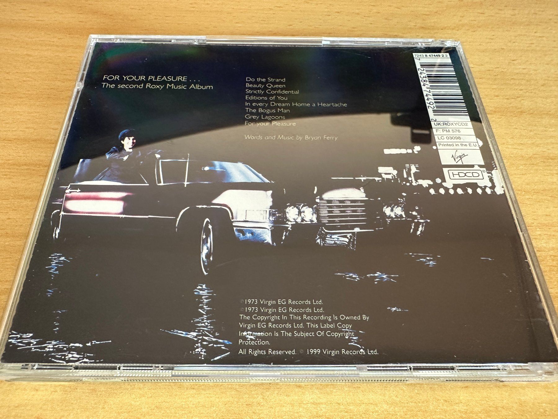 CD: Roxy Music – For Your Pleasure – Usato da Rikon im Tösstal venduto da Alpenmutz 1