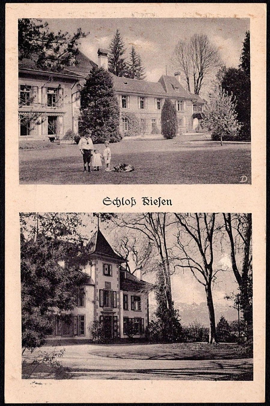 Cartes postales: 1920_AK - Schloss Kiesen BE – D'occasion à Thun par Nissan