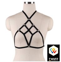 ✅ NEU Sexy Harness Zubehört für Brust -Schwarz