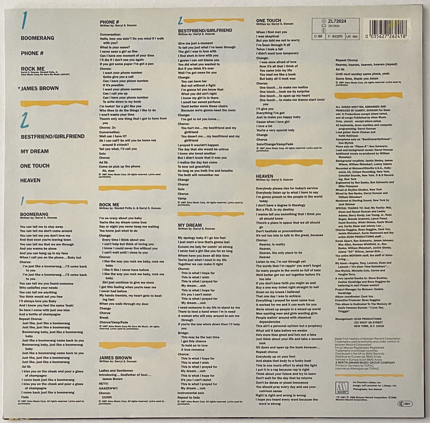 Schallplatten: Darryl Duncan, Heaven – Neu (gemäss Beschreibung) aus Flums von Empe1 1
