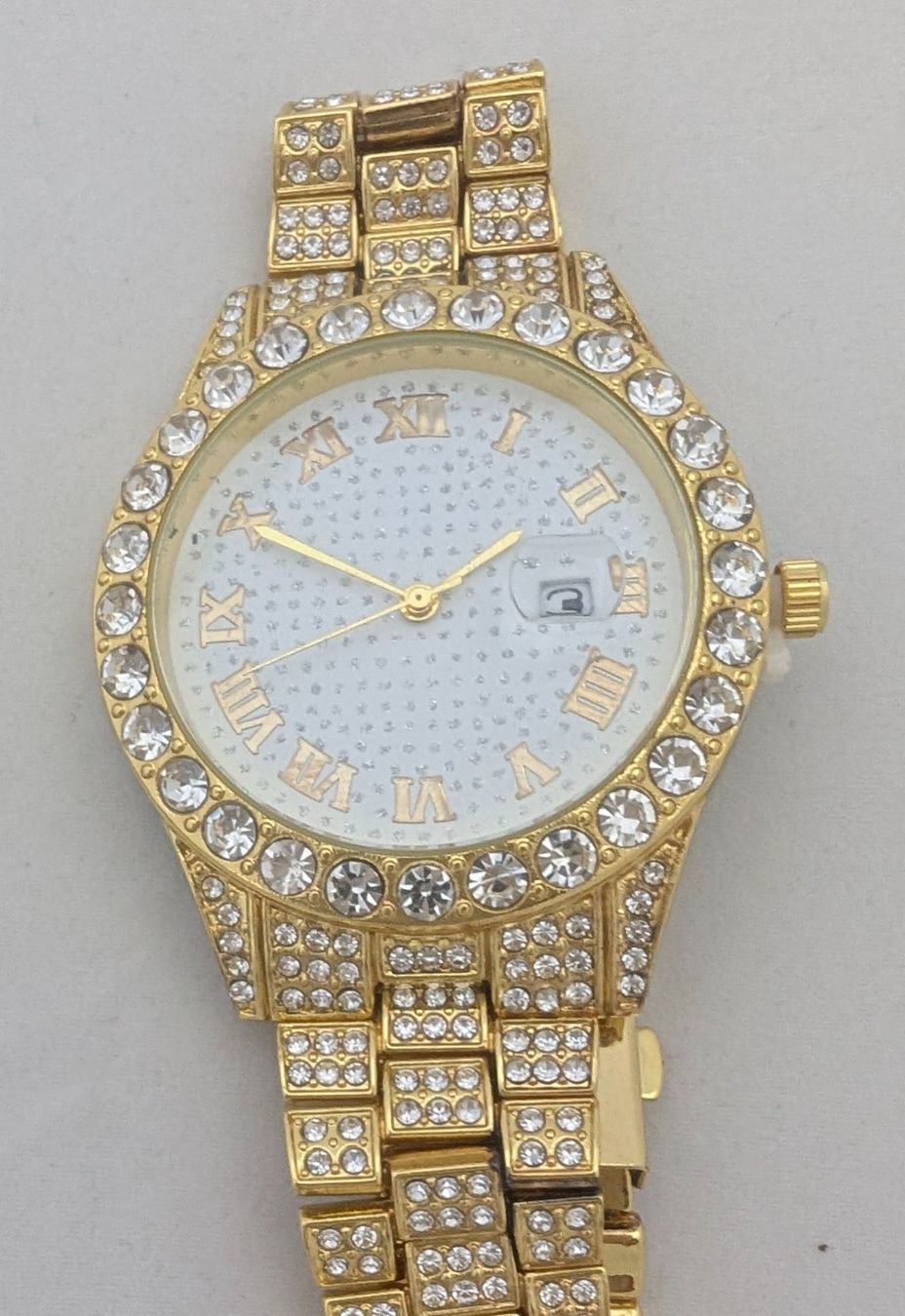 Montres: Hip Hop - Bling Bling Uhr – Neuf (Voir description) à Ettingen par Kartenplanet