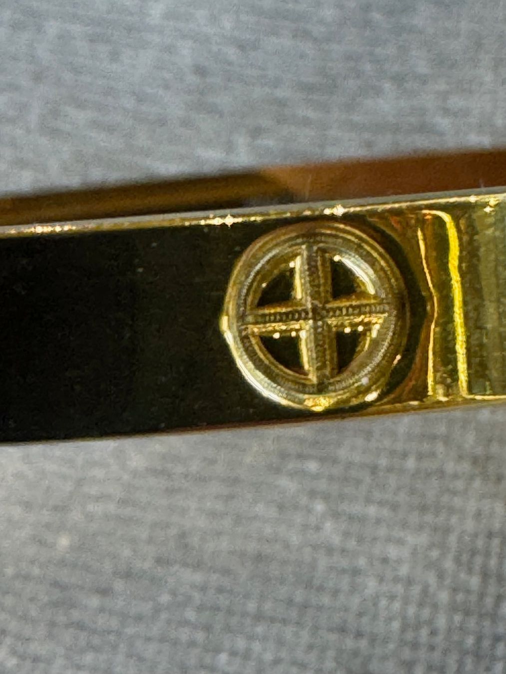 Armbänder & -reifen: Bracciale in acciaio dorato – Neu (gemäss Beschreibung) aus Porza von GioCa65 6