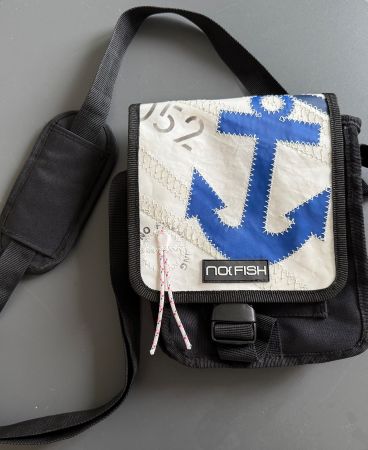 NO FISH Umhängetasche Gr. S ANKER – NEU & ungetragen, Unikat
