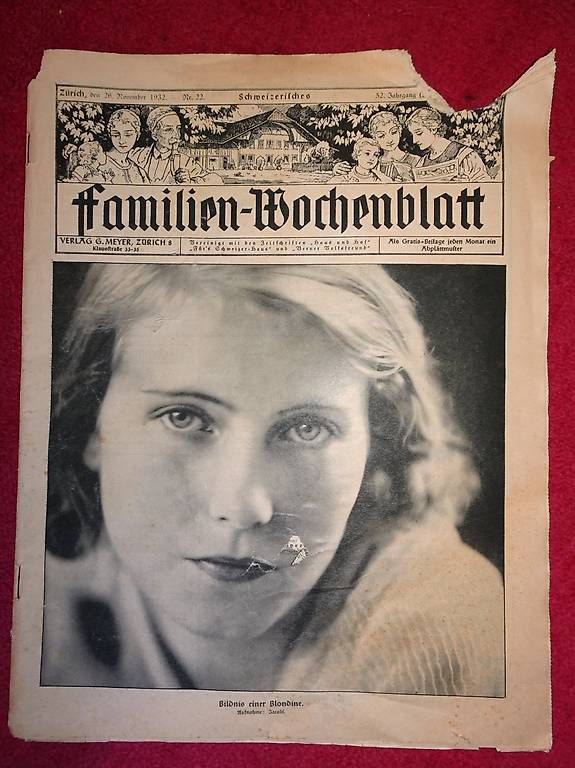 Zeitschriften & Magazine: ANTIKE ZEITSCHRIFT / uralt von 1932 – Gebraucht aus Buchs SG von Aominchric