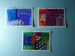 1994 Sondermarken Buch und Presse ET Vollstempel 860-862