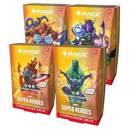 Magic The Gathering Cartes à collectionner: MTG Magic Marvel Super Heroes Collector's Deck Display Set – Neuf avec emballage d'origine à Balerna par 2E-Trading