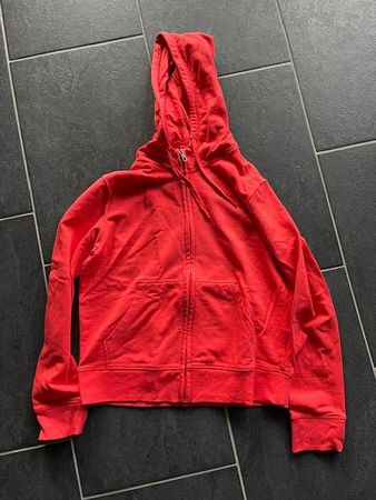 Leichte Baumwoll-Jacke, rot, Grösse M, fast wie neu