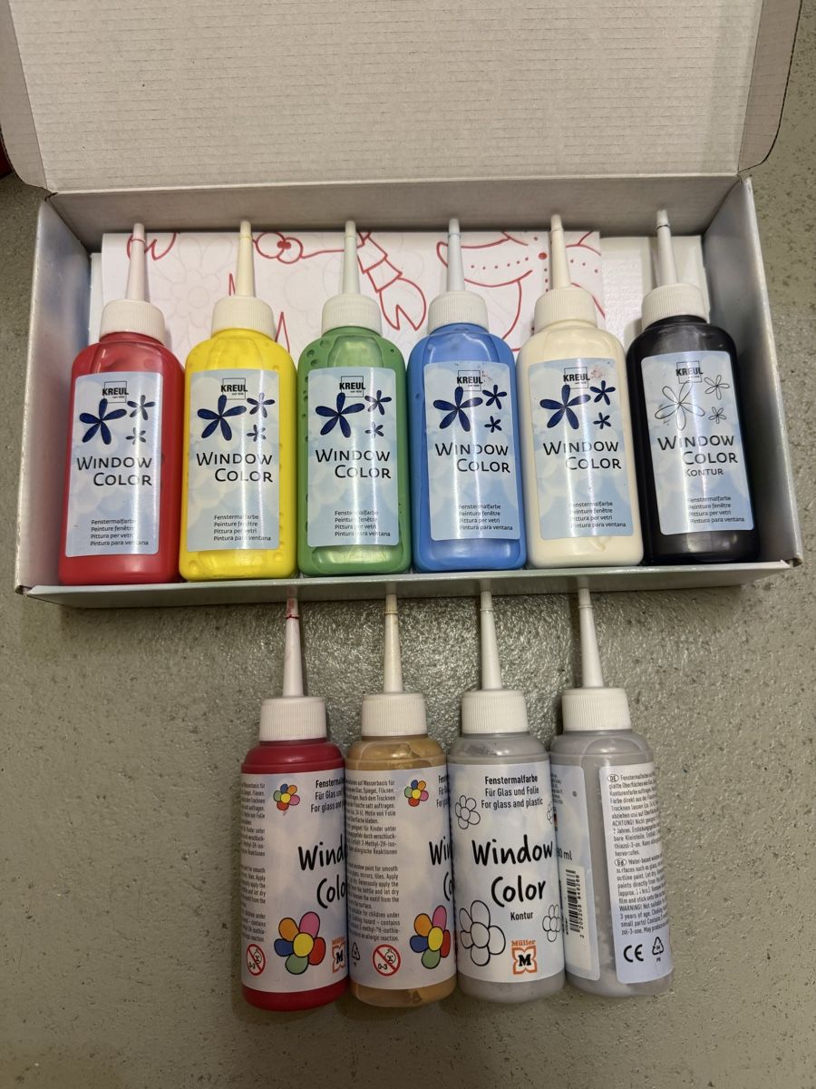 Peintures: Fensterfarben – D'occasion à Emmenbrücke par Laurelo 1
