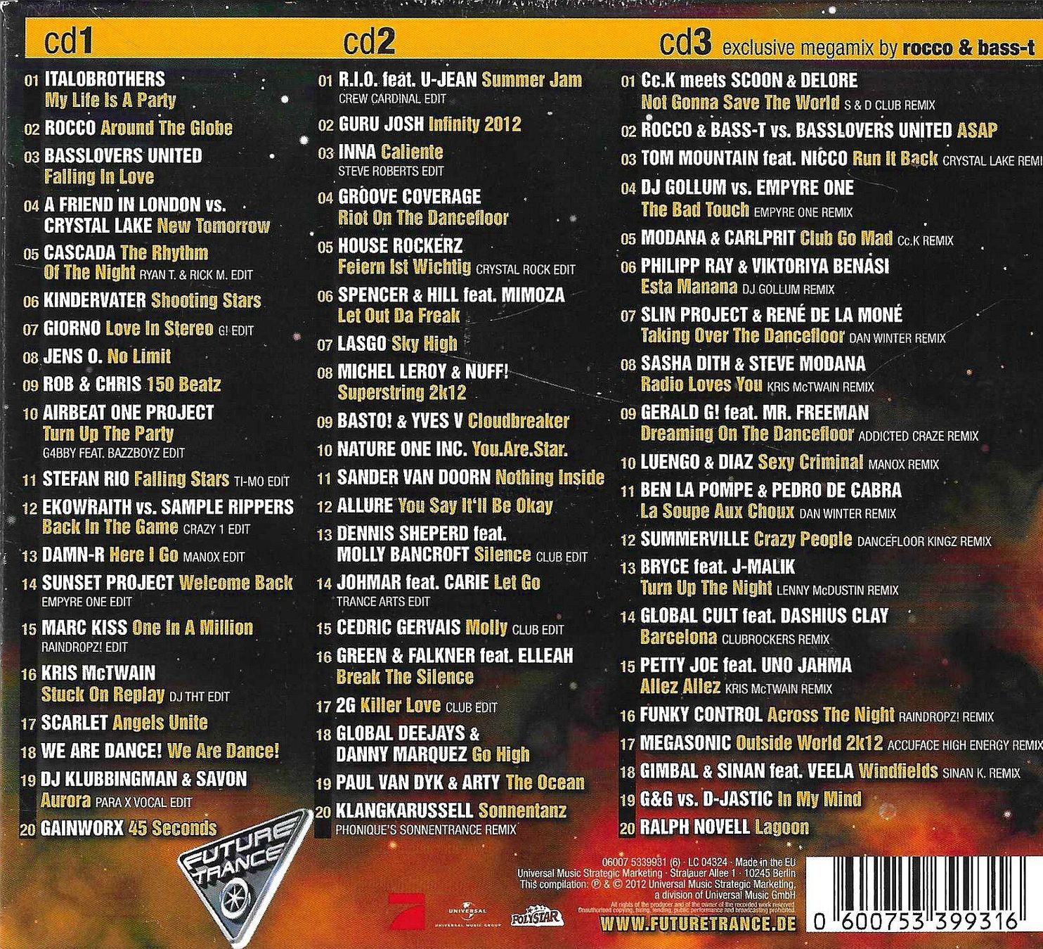 CD: Futur Trance 5 CD's - Vol.43 & 61 – Usato da Savagnier venduto da Ne2065 3